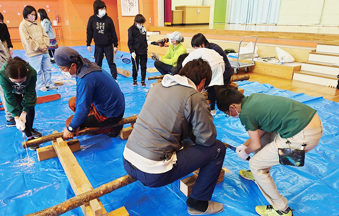 Social studies class at a local elementary school